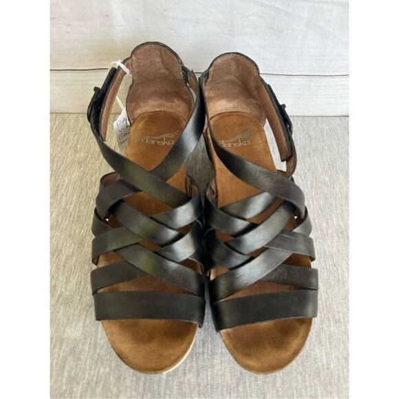 Dansko black Vivian gladiator sandal size 37 - Picture 2 of 5